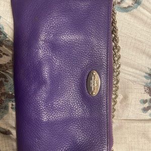 Coach purple crossbody bag